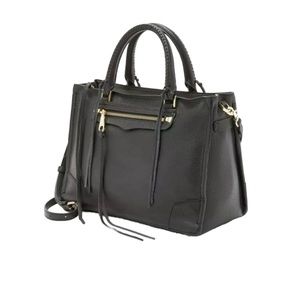 Rebecca Minkoff Black Leather Regan Satchel